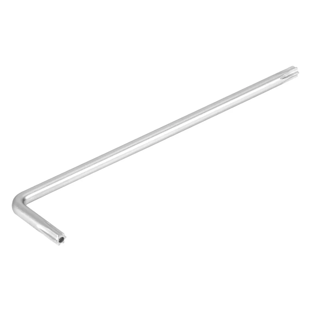 

UXCELL Newest 1 Pcs T25 Long Tamper Proof Torx Star Key Bit Wrench L-Shape Nickel Plated
