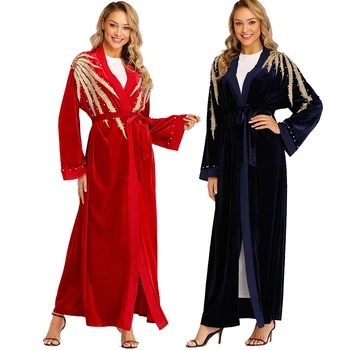 

New Abayas For Women Kaftan Qatar Uae Islam Bangladesh Muslim Hijab Dress Jilbab Robe Abaya Dubai Caftan Turkey Islamic Clothing