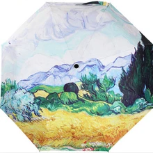 Кукурузный ципресс три складной УФ зонтик высокого качества Серебряный пластик толще carom ткань из нержавеющей стали трубы бумберстро