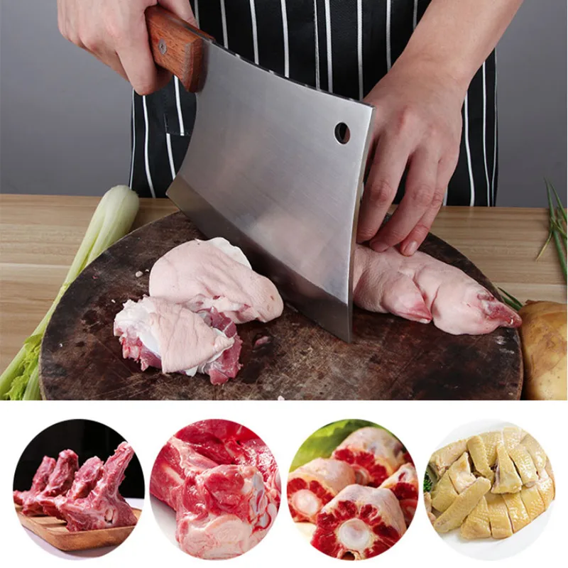 

Butcher Knife Stainless Steel Kitchen Knife Multipurpose Use for Home Kitchen or Restaurant Smart Remote Control