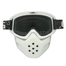Копченый маска с очками мотокросс очки с съемная маска рот фильтр, для KTM ATV
