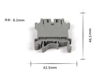 

[VK] UK6N UK Series universal terminal blocks/connection terminal row UK-6N 6 square 100pcs/lot