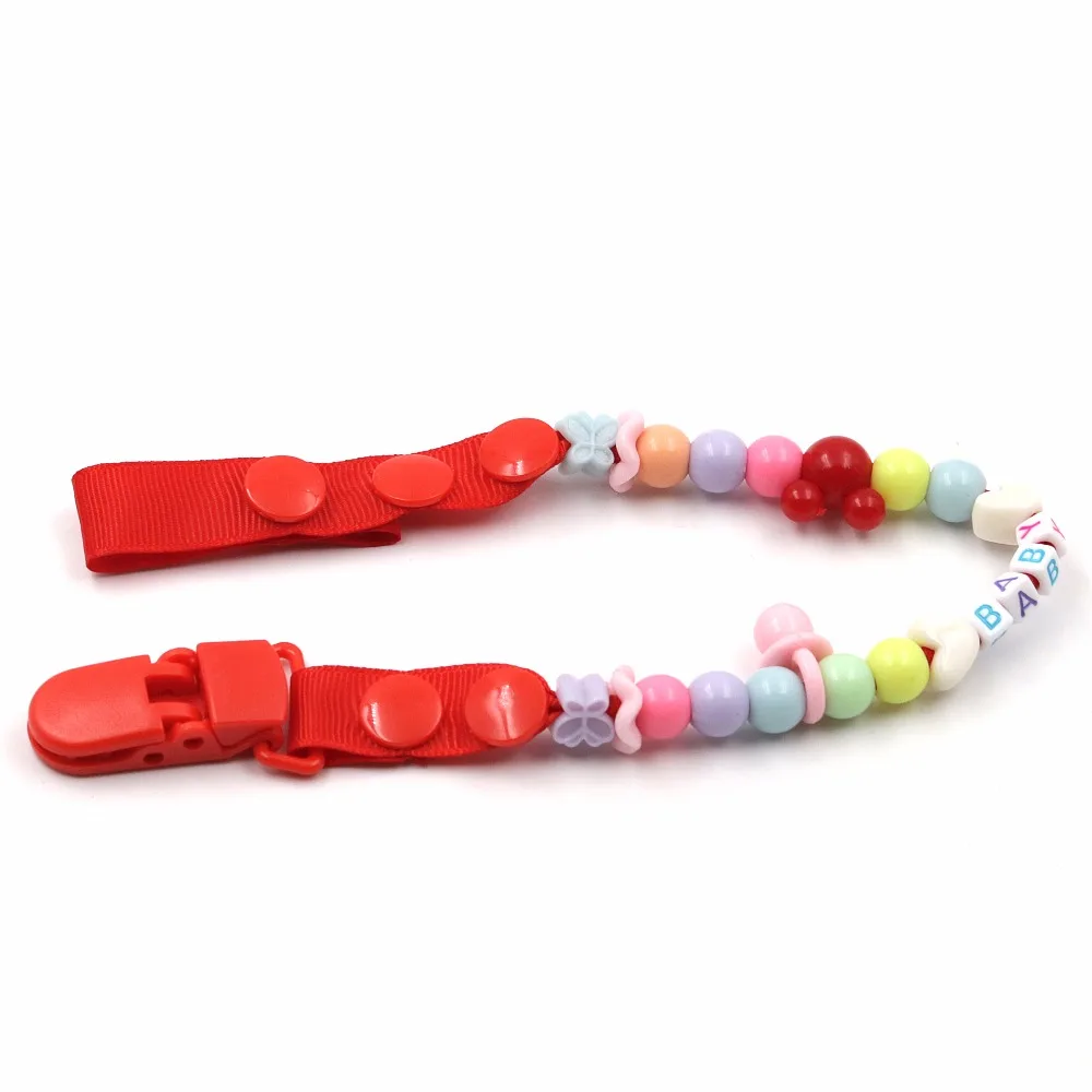 JOJOCHEW Baby Pacifier Clip Chain 7 style New Baby Pacifier Clips Newborn Dummy Pacifier Chain Clip Holder baby christmas gift