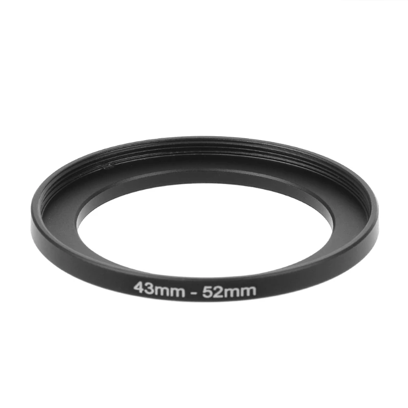 

43mm To 52mm Aluminium alloy Step Up Rings Lens Adapter Filter Camera Tool Accessories