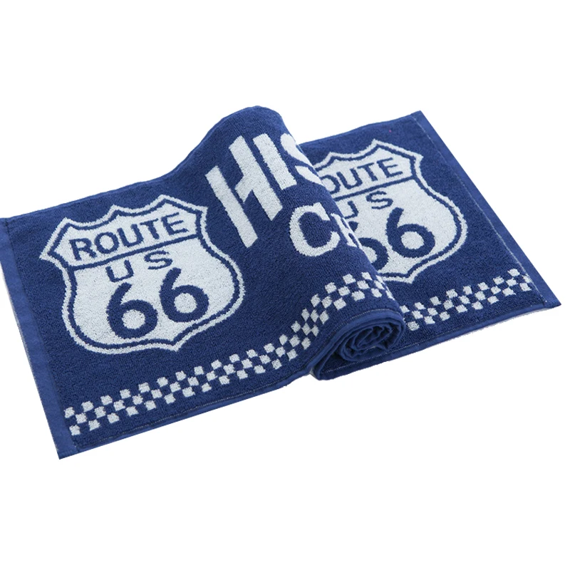 Cotton running fitness sports towel to wipe the sweat towels 25 * 100