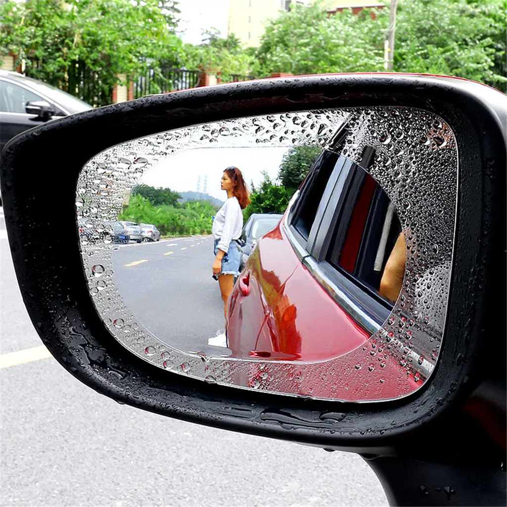 4 шт. зеркало заднего вида, дождевая пленка, защитная пленка, противотуманная фара, окно, водонепроницаемая прозрачная оконная пленка, автомобильная наклейка