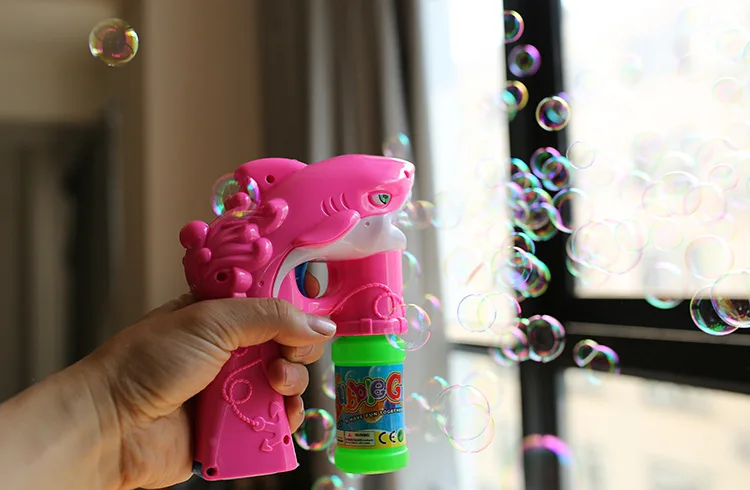 

8888 Gawlt 181674 Dolphin Model Bubble gun for kid music light Bubble kid gun Christmas gift 11cm