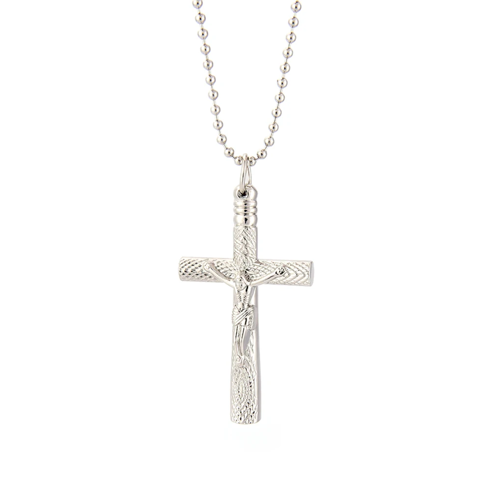 1Pc Drum Key Chain Silver Necklace Cross Drum Head Tuning Key Silver Giftin Pendant Necklaces