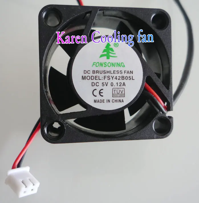 

Вентилятор охлаждения FONSONING 4020 5 в 0.12a FSY42B05L S1224R