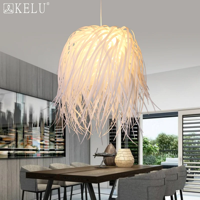 

Nordic minimalist modern dining room bedroom Lamp American country clothing art pendant PP