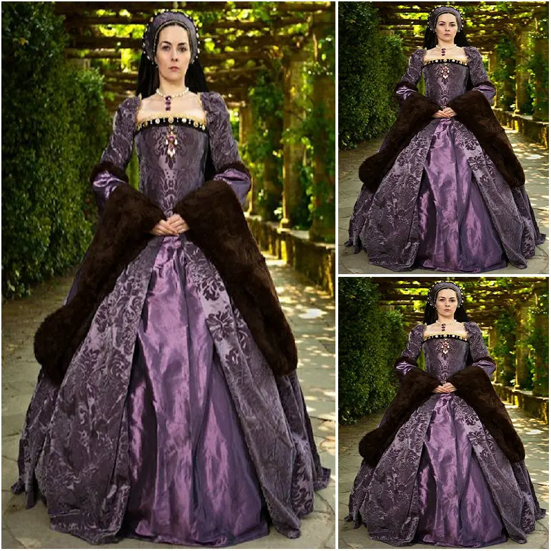 purple steampunk dress