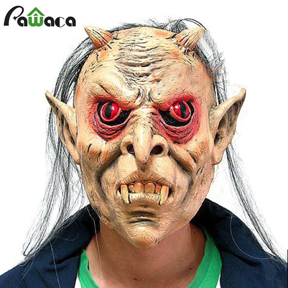 

Halloween Horror Scary Man Male Female Latex Masks Adult Realistic Grimace Ghost Bleeding Full Face Head Mask For Costume Party