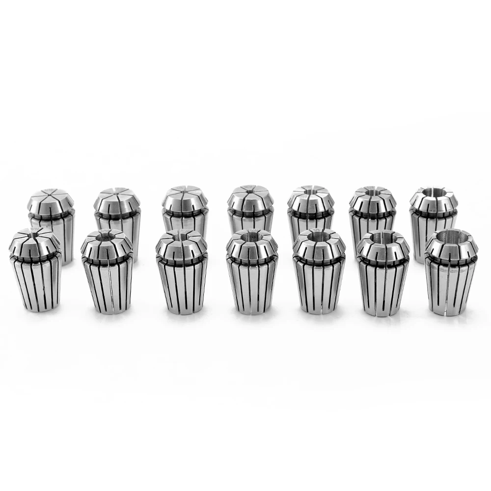 Collet Chuck Collet For Router Silhouette Cameo ER20 14PCS Imperial Spring Collet CNC Workholding Engraving Milling Lathe Tool