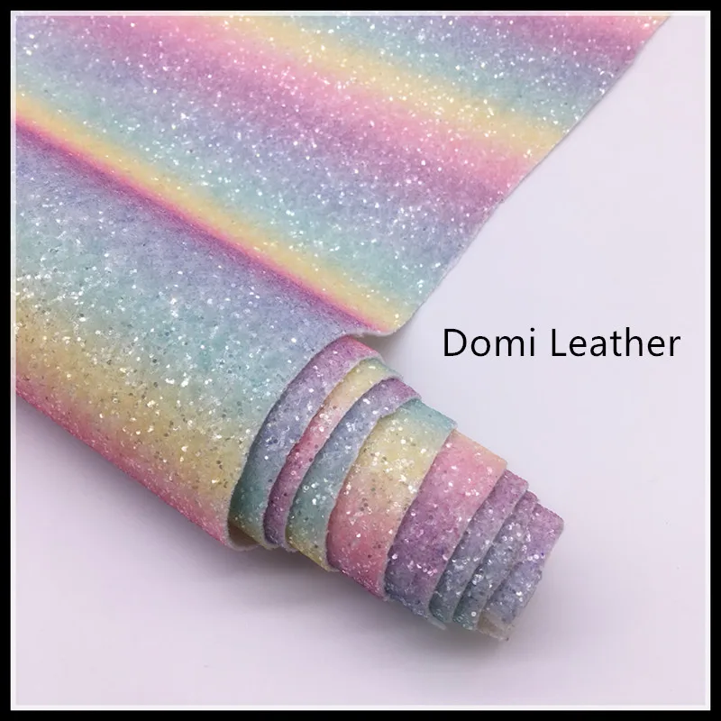 Dm6053 الباستيل مكتنزة قوس قزح بريق النسيج لديي الحرف فيونكات شعر Www47 Kotora Shop