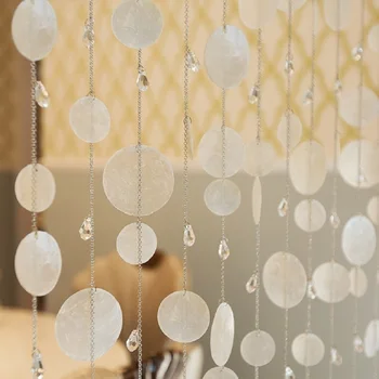 

NO.7 finished curtain 42pcs/lot Colorful shell crystal bead curtain door curtain screen porch partition Christmas decoration 02
