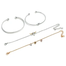 Этнический стиль уникальный животный угол сердце цепочка браслет узел женские модели браслетов Девушки Подарки вечерние модные тенденции