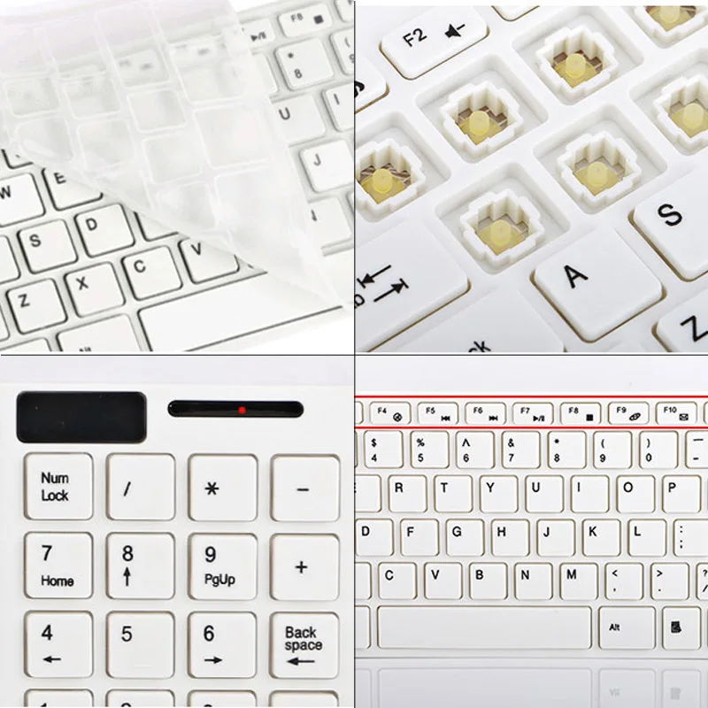 

2019 Hot Gaming Keyboard Mouse Combo Wireless 2.4G Ultra Slim Mute Keyboard Mice Set for PC Laptop Desktop For DOY