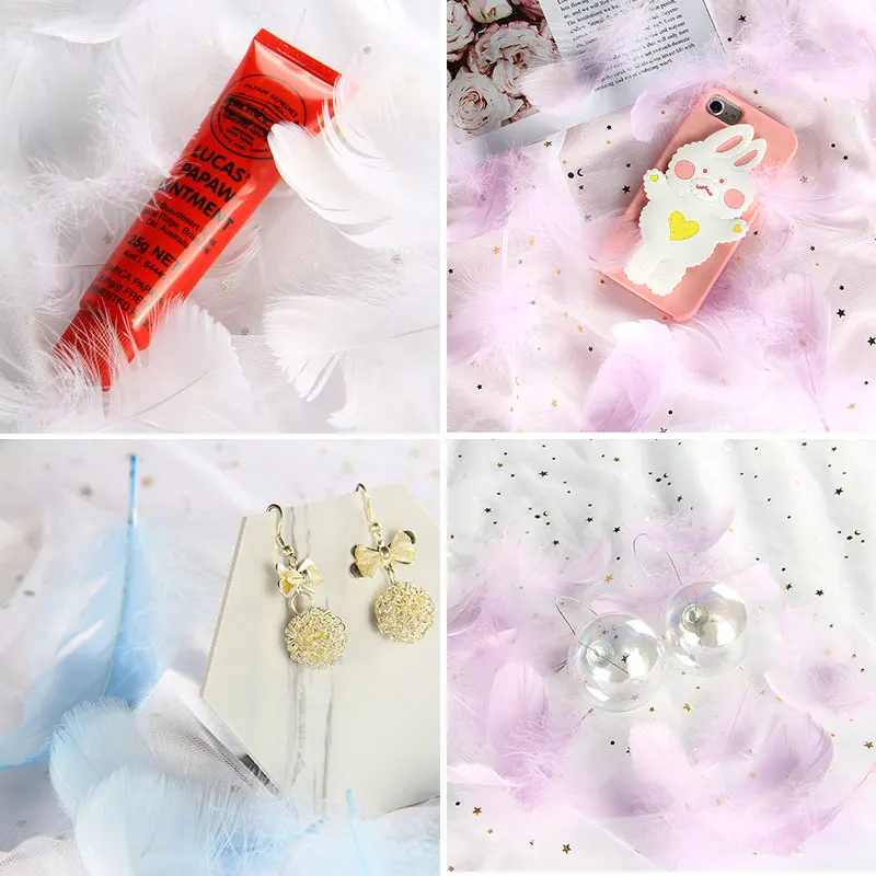 

100pcs/Lot Photography Props Party Swan Feathers Marabou Feathers Fluffy Decoration DIY Photo Props Goose Feather