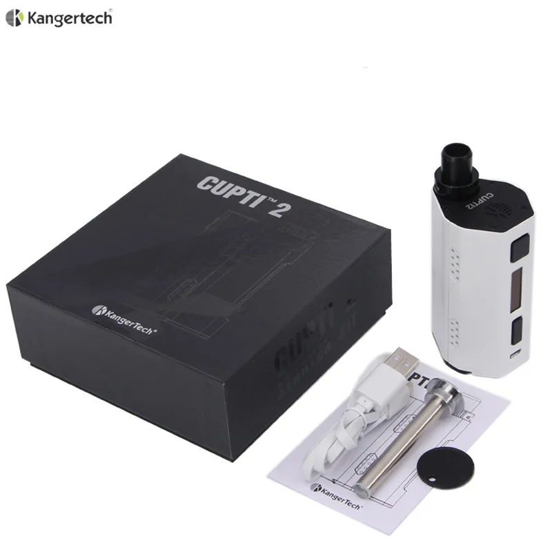 

100% Original Kanger CUPTI-2 All-in-One Starter Kit with 5.0ml Capacity and Powered by Two 18650 Batteries