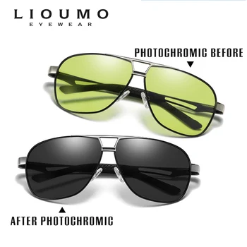 Day Night Intelligent Photochromic Polarized Driving Sunglasses for Men Women Safety Driving UV400 Sun Glasses 2