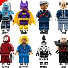 80 шт PG8039 Супер Герои комиссар-Гордон Альфред Кабуки cnins мистера Фриза "Зебра" человек на вечеринки, цветок Детские кубики, детские игрушки