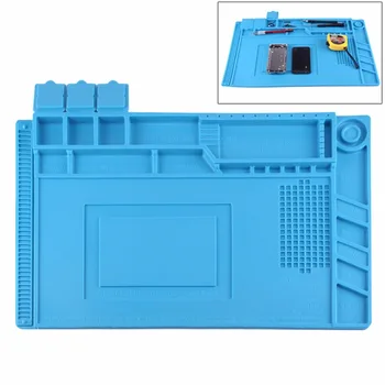 

Maintenance Platform Anti-static Anti-slip High Temperature Heat-resistant Repair Insulation Pad Silicone Mats