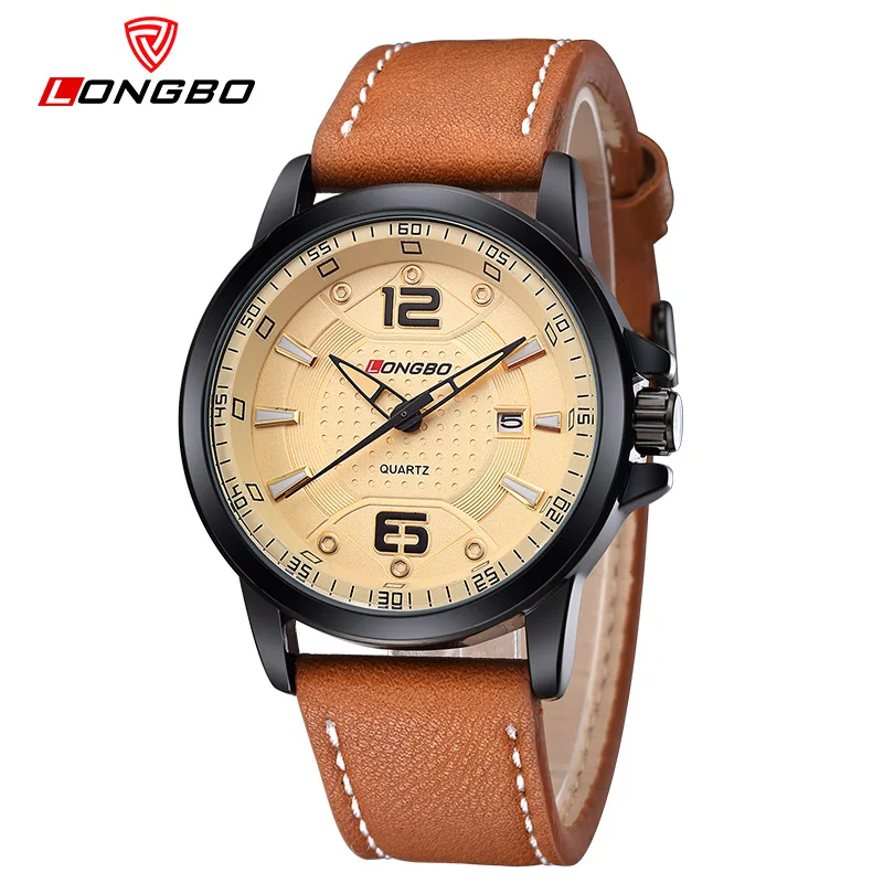 Prix pour Mode Marque LONGBO Montres hommes Casual Quartz reloj montre-bracelet En Cuir Armée Militaire reloj hombre hommes horloge relogio masculino Prix pour Mode Marque LONGBO Montres hommes Casual Quartz reloj montre-bracelet En Cuir Armée Militaire reloj hombre hommes horloge relogio masculino
