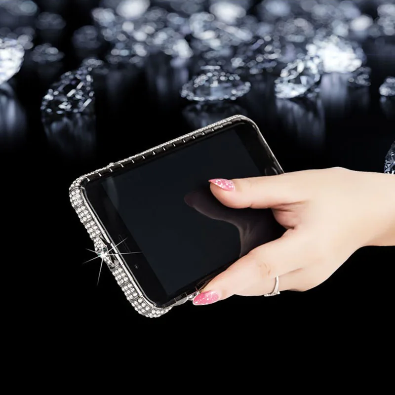 Роскошный Шикарный чехол-бампер с алмазами для iPhone X XR XS Max 8 7 6 6S Plus чехол Модный Блестящий Кристалл Змея со стразами металлический каркас чехол s