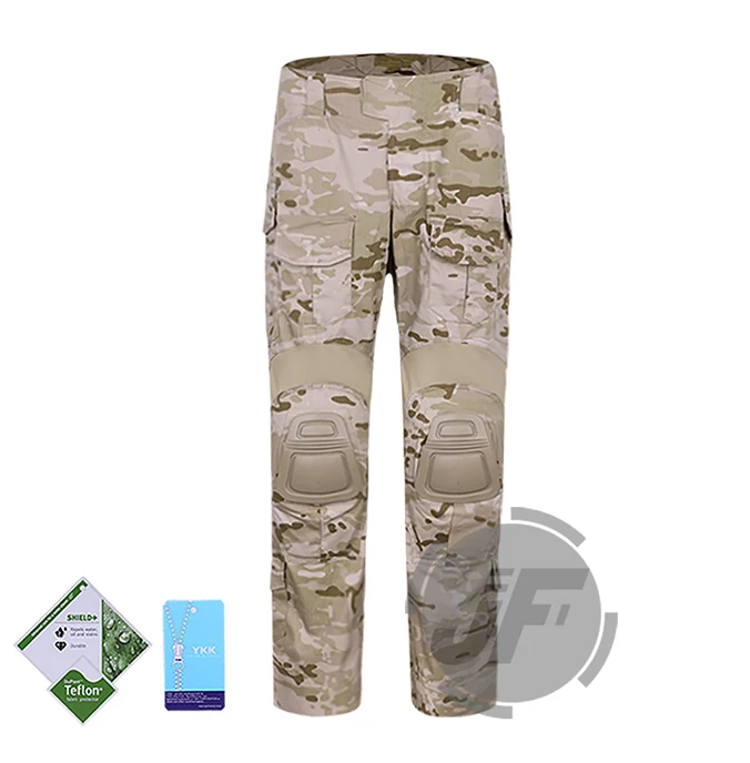 Emerson Tactical BDU G3 военные камуфляжные штаны военные армейские охотничьи штаны с наколенниками CP стиль Battlefield Брюки Мультикам - Цвет: MCAD