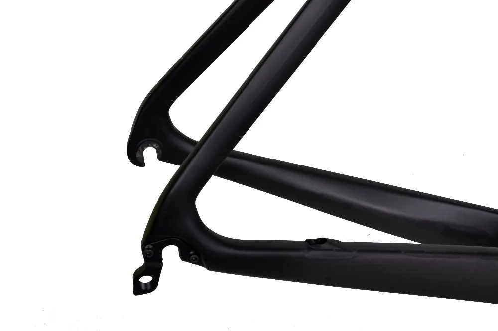 Cheap 2018 Hot sale Wholesale brand custom design carbon T800 toray fiber top quality road bicycle frame UD matt aero road bike frames 2