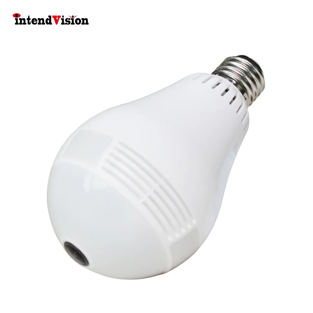 

Intendvision 960P P2P ONVIF Light bulb Mini Camera 360degree Panoramic Two Way Audio Home CCTV Security WebCam IDGD13