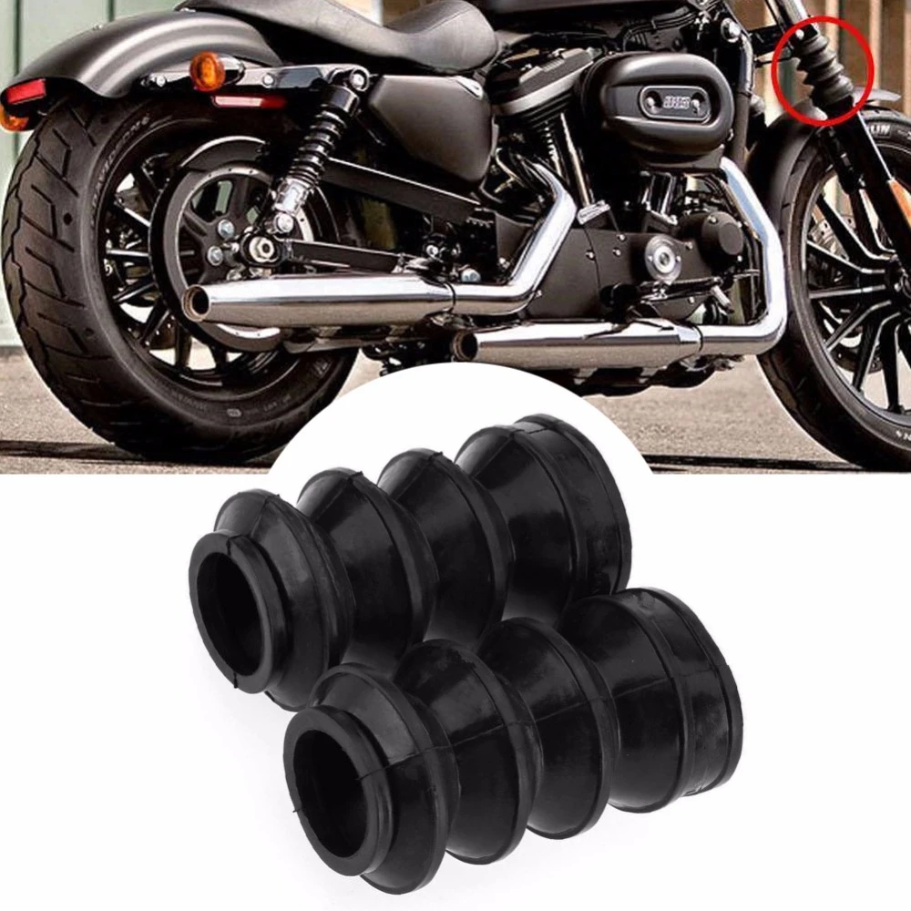 1pair Rubber Front Fork Boots Shock Gaiters 39mm For Harley Davidson Iron 883 Xl883 Fork Boots Front Fork Bootsrubber Gaiters Aliexpress