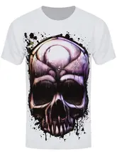 Painted Death Men’s White Sub T-shirt Casual Plus Size T-Shirts Hip Hop Style Tops Tee S-3Xl T Shirt Men 2018 Fashion