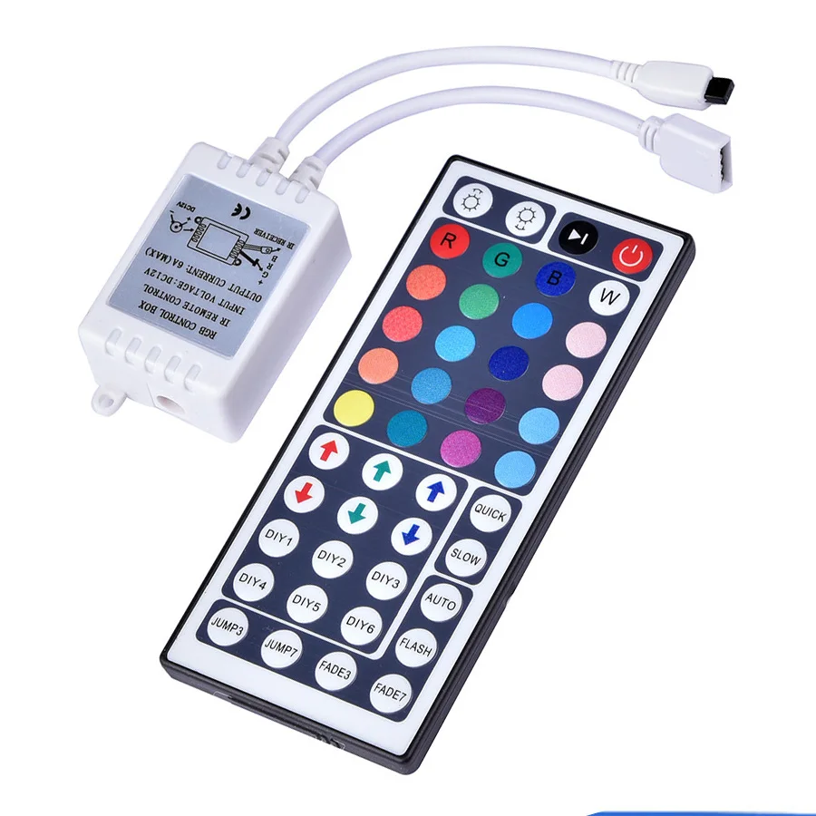 

LED Strip Controller 44keys IR Remote DC 12V LED RGB WIFI Controller for Flexible SMD 5050 2835 RGB LED Strip Lights