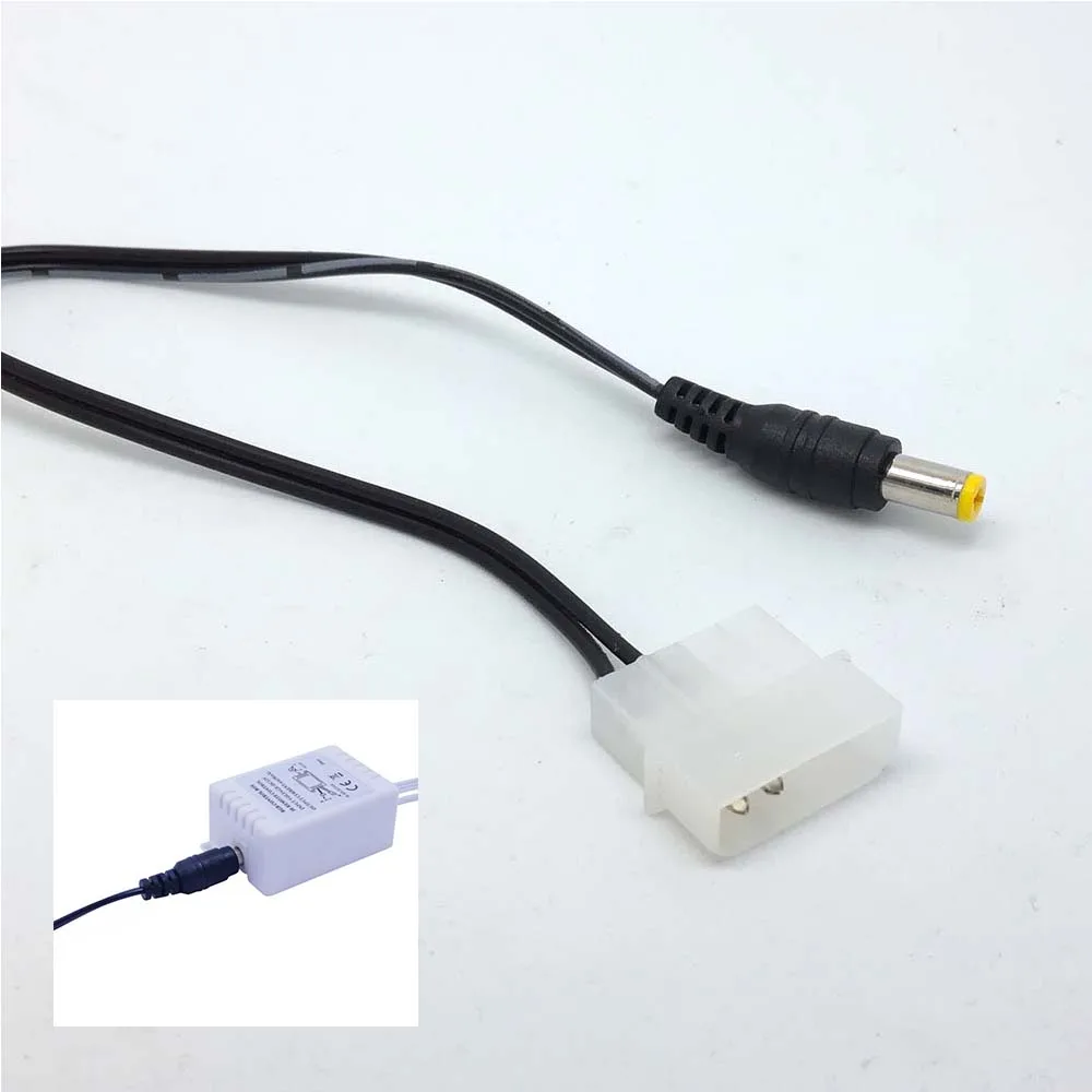 Новый шнур питания постоянного тока с 4 контактами Molex 5 мм x 2 1 12 В/2 а для