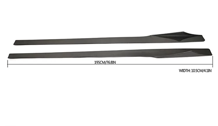 Pissenlit для BMW M2 F87 2012+ углеродное волокно сбоку юбка автомобилей Средства для укладки волос высокого Авто Внешние Запчасти защитные рамки