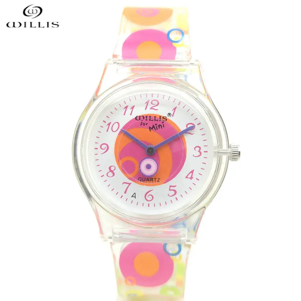 

WILLIS Super Cool Fashion Quartz Watch Print Silicone Watches Women Watch Girls Floral Jelly Sports Children Wristwatch Relogio