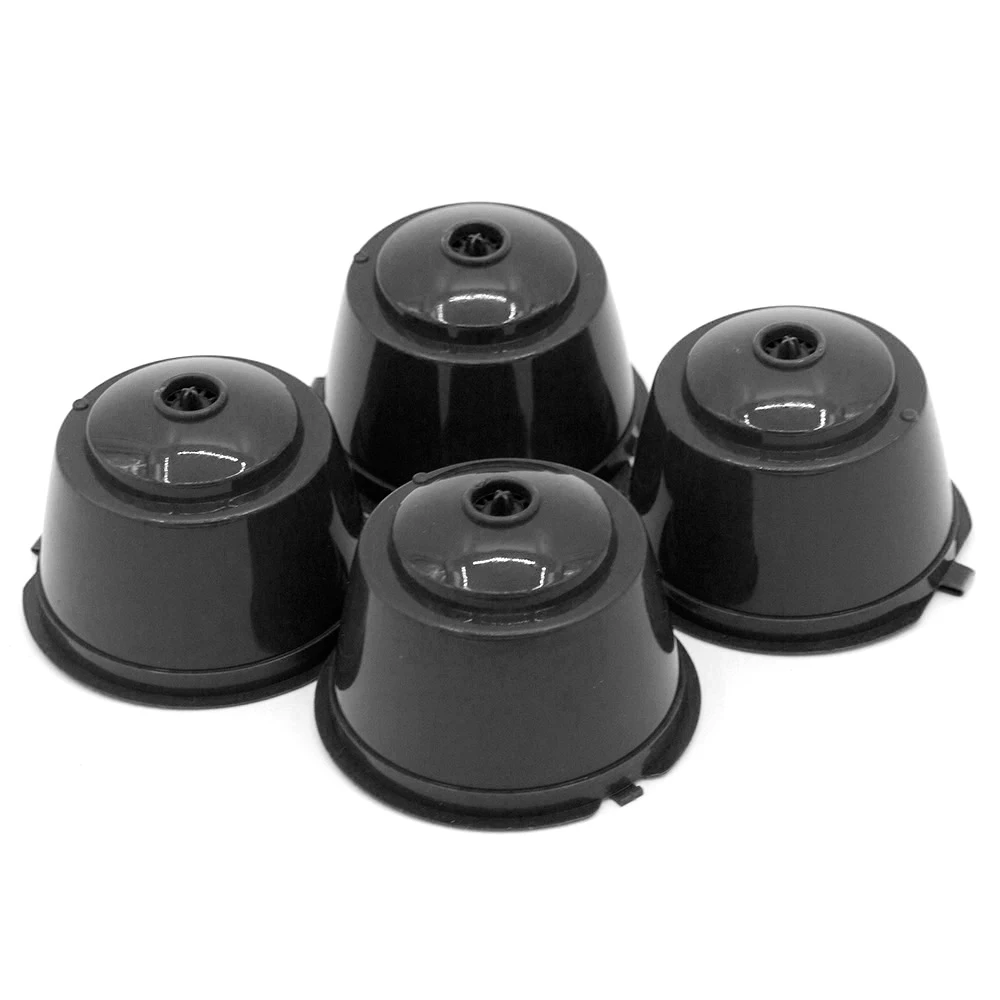 

4pcs/Pack Reusable Nescafe Dolce Gusto Coffee Capsule Filter Cup Refillable Coffee Filter Baskets Pod Soft Taste Sweet