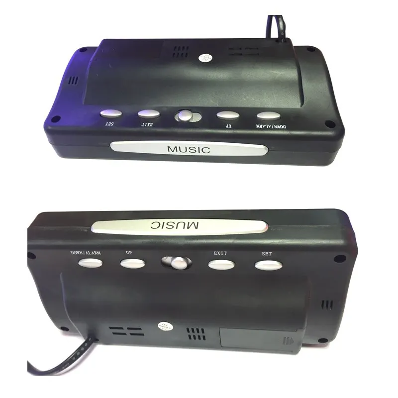 Многофункциональные настольные часы со светодиодной подсветкой календарь