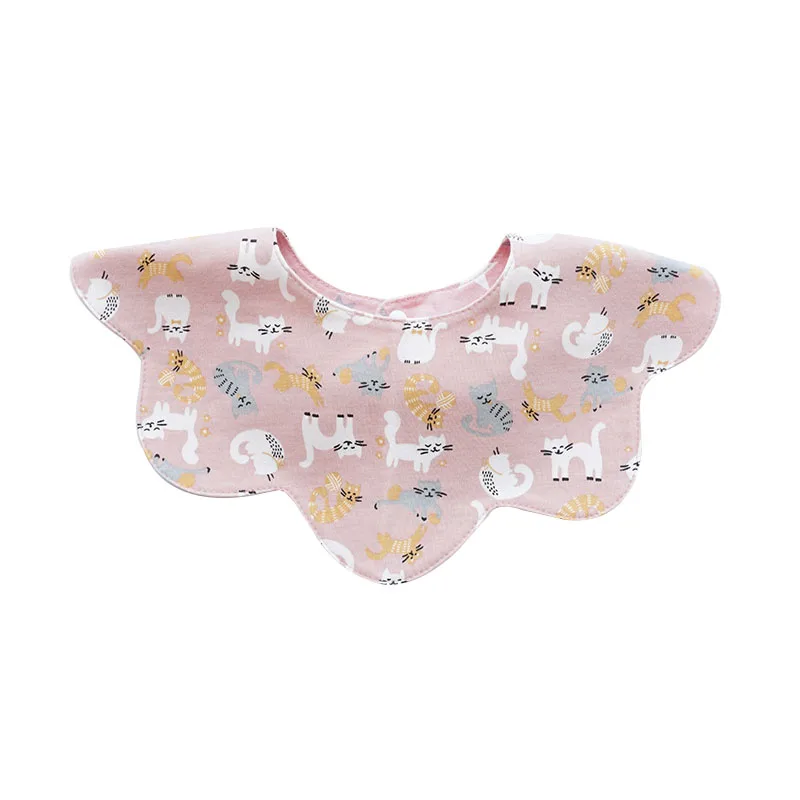 

New Cotton Baby Cute Waterproof Burp Baby Bibs Girls Lovely Bib Infant Saliva Towels Bibs