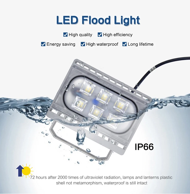 

High quality CE Rohs IP65 20W 30W 50W led floodlight 6500k outdoor led floodlight led led reflector lamp with Austrilian plug