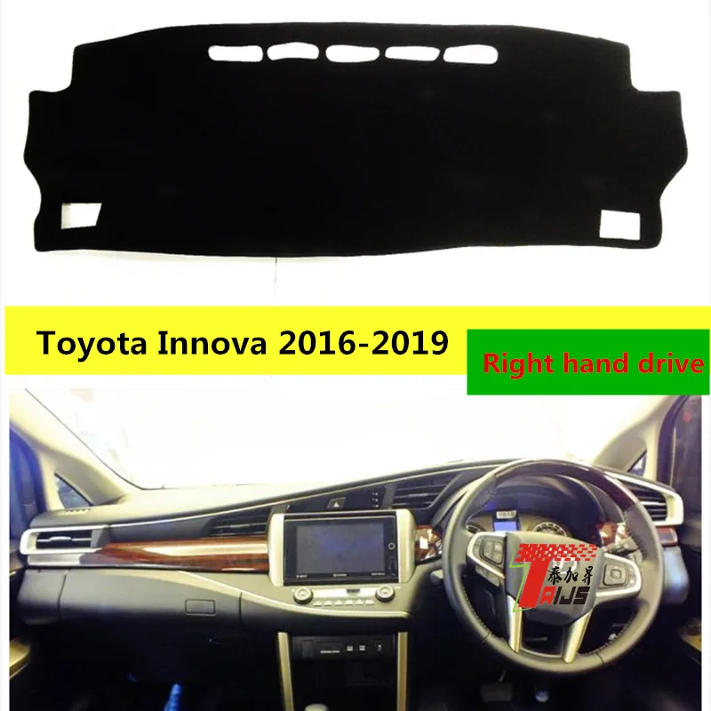 TAIJS защитный коврик для приборной панели автомобиля крышка для Toyota Innova- правый руль Автомобильная приборная панель коврик для Toyota Innova