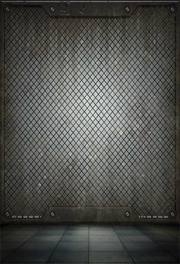 

Laeacco Wire Mesh Metal Texture Wall Floor Photo Backgrounds Vinyl Digital Customized Photography Backdrops For Photo Studio