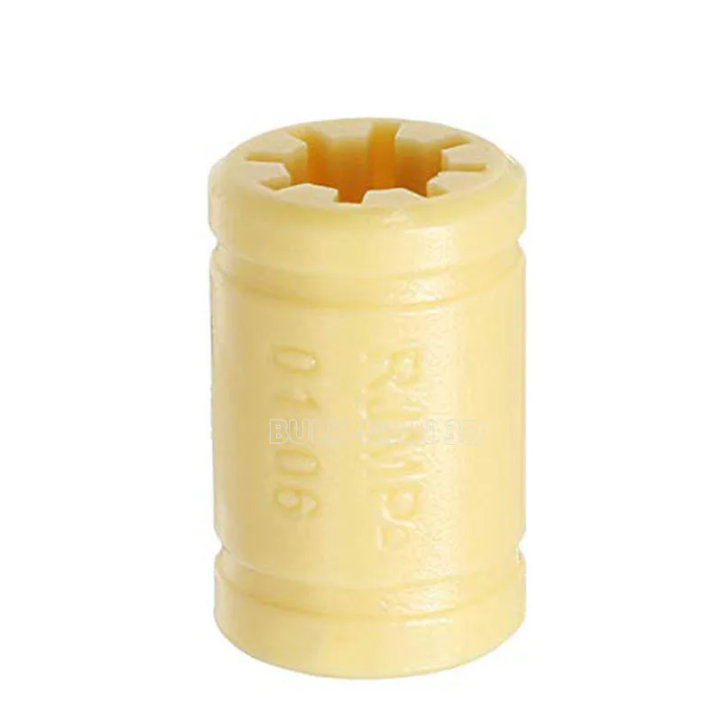 RJMP-01 Plastic Linear Bearings Bushing Ball Solid Polymer Bearing Shaft 6mm 8mm 10mm 12mm 4Pcs CNC DIY 3D Printer Parts linear bearing