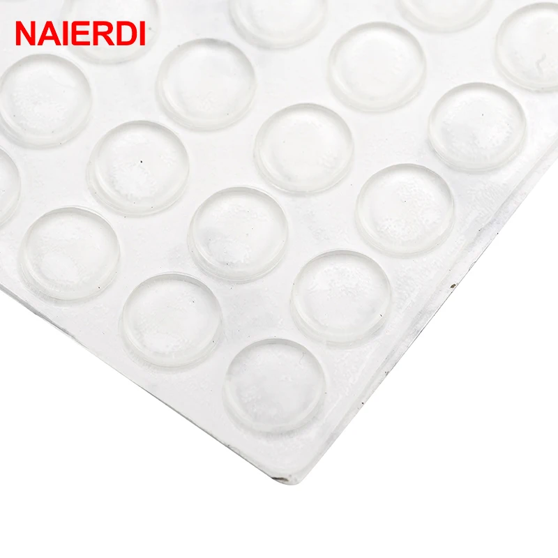 50pcs Naierdi Door Stopper Silicon Rubber Kitchen 2mm Thickness 50pcs Naierdi Door Stopper Silicon Rubber Kitchen 2mm Thickness Cabinet Self Adhesive Stop Damper Buffer Pad Furniture Hardware In Stops From Home