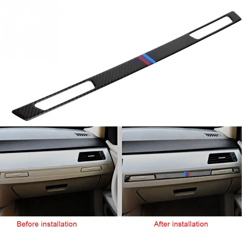 

New Central Control Trim Carbon Fiber Car Central Control Panel Cover Trim for BMW 3 Series E90 E92 E93 Car Accessories