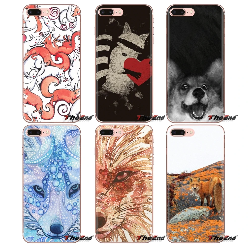 

Cute Animals Foxes Red Fox Silicone Phone Cover Bag For Oneplus 3T 5T 6T Nokia 2 3 5 6 8 9 230 3310 2.1 3.1 5.1 7 Plus 2017 2018
