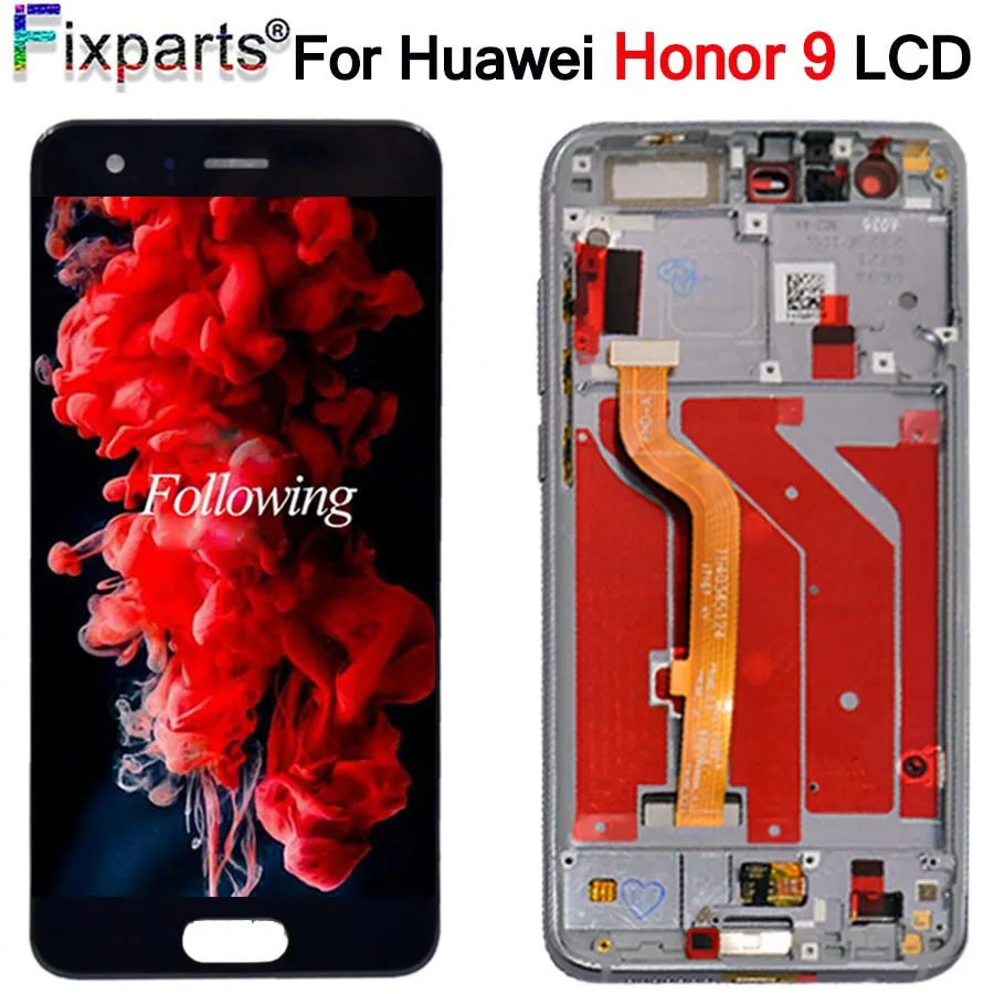 Huawei Honor 9 ЖК дисплей сенсорный экран дигитайзер Honor9 для с рамкой Замена экрана|touch