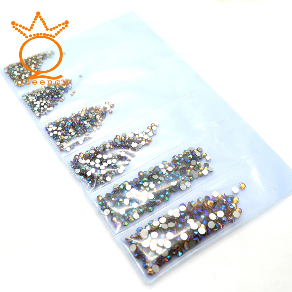 

Light Topaz AB Color Mixed Size SS3 SS4 SS5 SS6 SS8 SS10 FlatBack Rhinestones Shiny Nail Crystals Non Hotfix Rhinestone Stickers