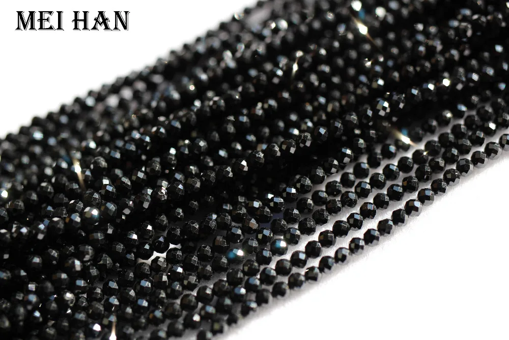 Meihan натуральный 2 мм(10 нитей/комплект) шпинель бисер граненый круглый для ювелирного дизайна драгоценный модный камень diy браслет